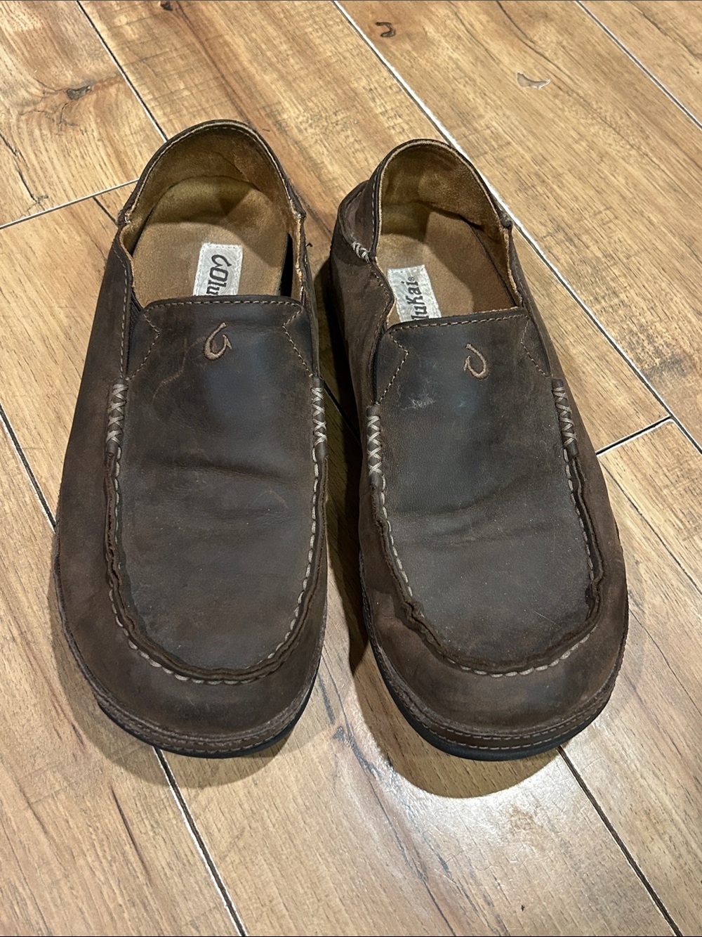 OLUKAI MOLOA SLIP - ON Men’s 8.5 Brown